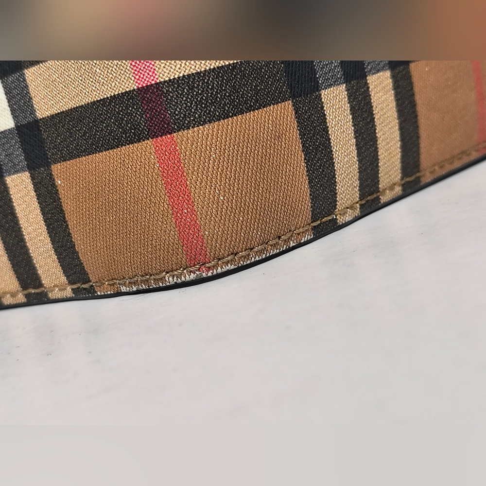 Burberry Checkered Passport Holder - Picture 8 of 9
